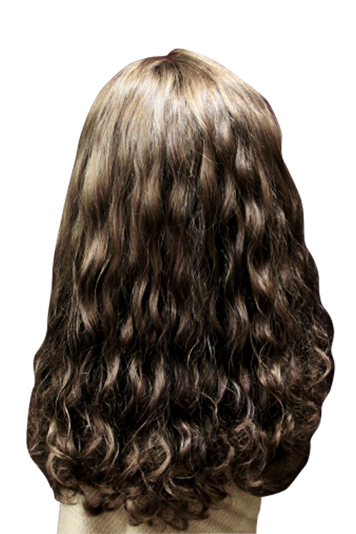 Long Dark And Wavy Chestnut Brown Wig 360 Hair